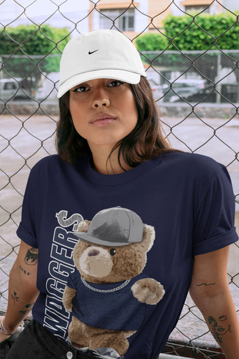 Jordan 3 Midnight Navy Sneaker Match Tees Bear Swaggers Sneaker Tees Jordan 3 Midnight Navy Sneaker Release Tees Unisex Shirts