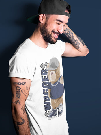Jordan 3 Midnight Navy Sneaker Match Tees Bear Swaggers Sneaker Tees Jordan 3 Midnight Navy Sneaker Release Tees Unisex Shirts