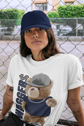 Jordan 3 Midnight Navy Sneaker Match Tees Bear Swaggers Sneaker Tees Jordan 3 Midnight Navy Sneaker Release Tees Unisex Shirts