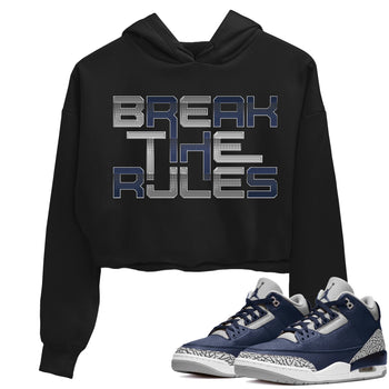 Jordan 3 Midnight Navy Sneaker Match Tees Break The Rules Sneaker Tees Jordan 3 Midnight Navy Sneaker Release Tees Women's Shirts