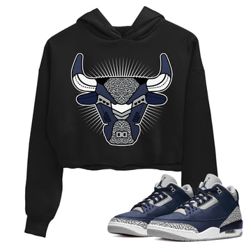Jordan 3 Midnight Navy Sneaker Match Tees Bull Head Sneaker Tees Jordan 3 Midnight Navy Sneaker Release Tees Women's Shirts
