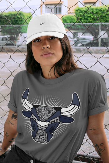 Jordan 3 Midnight Navy Sneaker Match Tees Bull Head Sneaker Tees Jordan 3 Midnight Navy Sneaker Release Tees Unisex Shirts