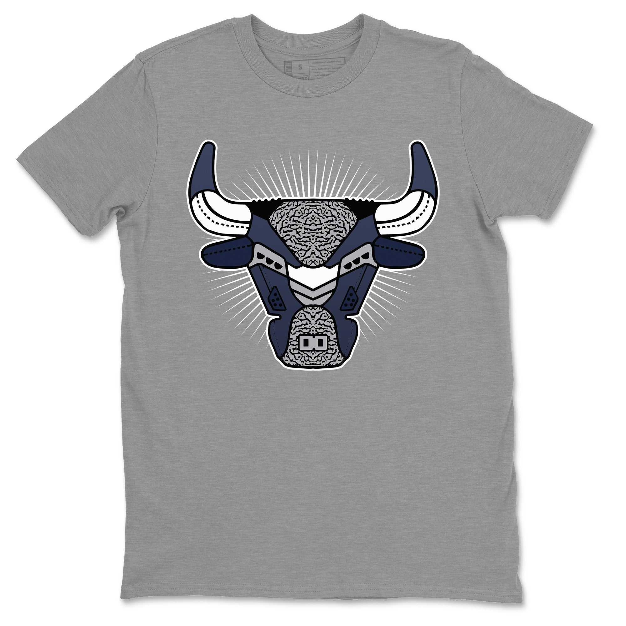 Jordan 3 Midnight Navy Sneaker Match Tees Bull Head Sneaker Tees Jordan 3 Midnight Navy Sneaker Release Tees Unisex Shirts