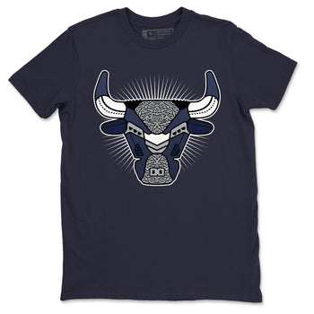 Jordan 3 Midnight Navy Sneaker Match Tees Bull Head Sneaker Tees Jordan 3 Midnight Navy Sneaker Release Tees Unisex Shirts