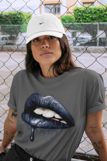 Jordan 3 Midnight Navy Sneaker Match Tees Dripping Lips Sneaker Tees Jordan 3 Midnight Navy Sneaker Release Tees Unisex Shirts