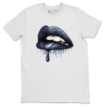 Jordan 3 Midnight Navy Sneaker Match Tees Dripping Lips Sneaker Tees Jordan 3 Midnight Navy Sneaker Release Tees Unisex Shirts