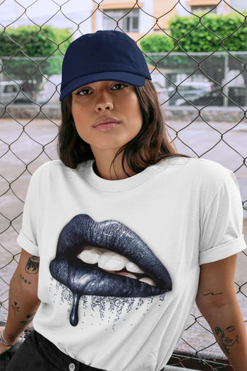 Jordan 3 Midnight Navy Sneaker Match Tees Dripping Lips Sneaker Tees Jordan 3 Midnight Navy Sneaker Release Tees Unisex Shirts