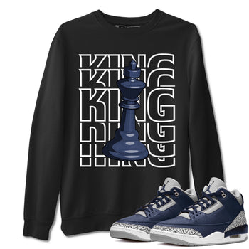 Jordan 3 Midnight Navy Sneaker Match Tees King Sneaker Tees Jordan 3 Midnight Navy Sneaker Release Tees Unisex Shirts
