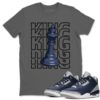 Jordan 3 Midnight Navy Sneaker Match Tees King Sneaker Tees Jordan 3 Midnight Navy Sneaker Release Tees Unisex Shirts