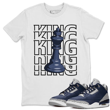 Jordan 3 Midnight Navy Sneaker Match Tees King Sneaker Tees Jordan 3 Midnight Navy Sneaker Release Tees Unisex Shirts