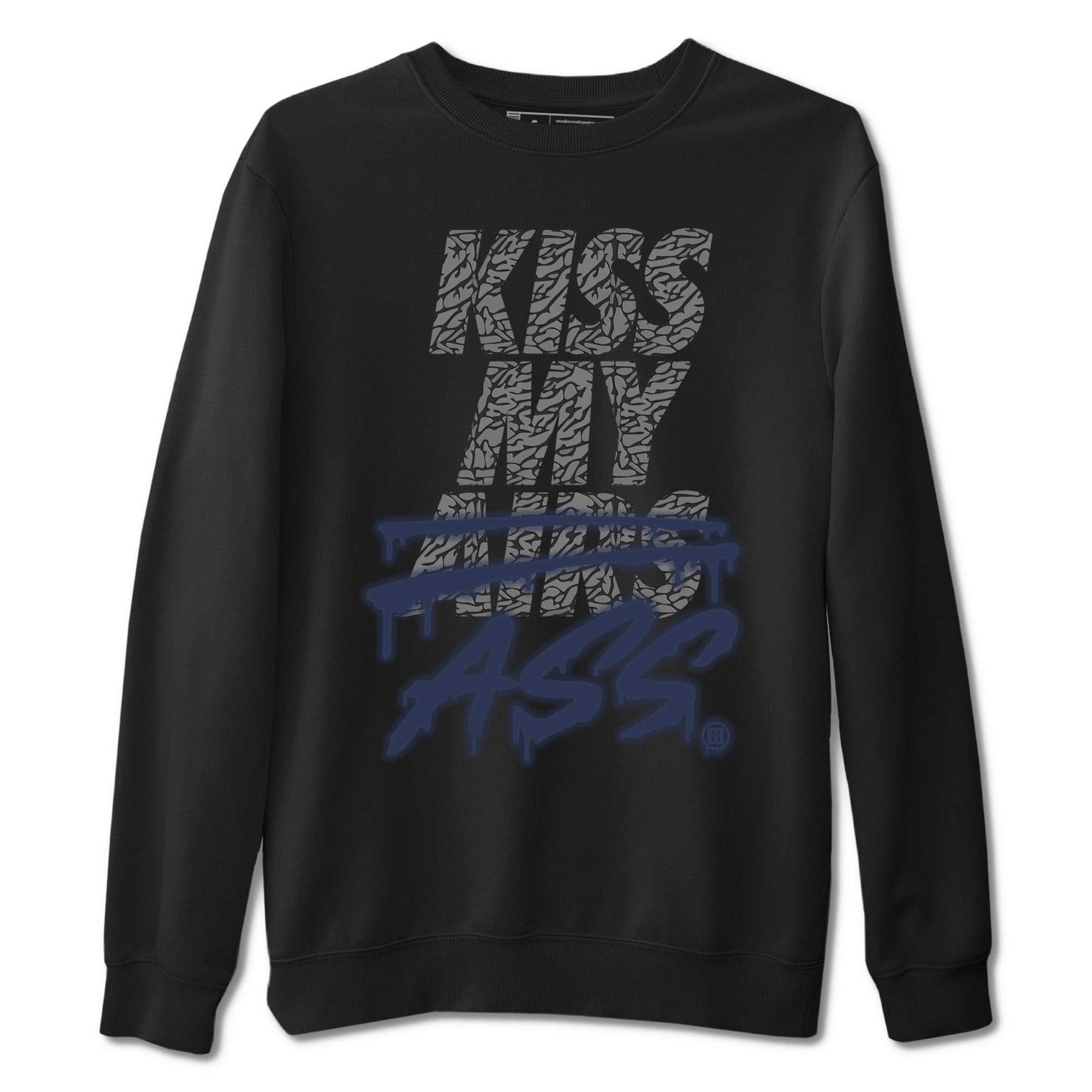 Jordan 3 Midnight Navy Sneaker Match Tees Kiss My Ass Sneaker Tees Jordan 3 Midnight Navy Sneaker Release Tees Unisex Shirts