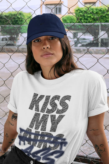 Jordan 3 Midnight Navy Sneaker Match Tees Kiss My Ass Sneaker Tees Jordan 3 Midnight Navy Sneaker Release Tees Unisex Shirts