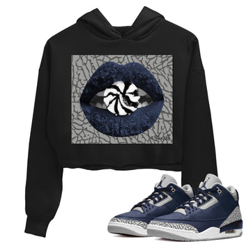 Jordan 3 Midnight Navy Sneaker Match Tees Lips Candy Sneaker Tees Jordan 3 Midnight Navy Sneaker Release Tees Women's Shirts