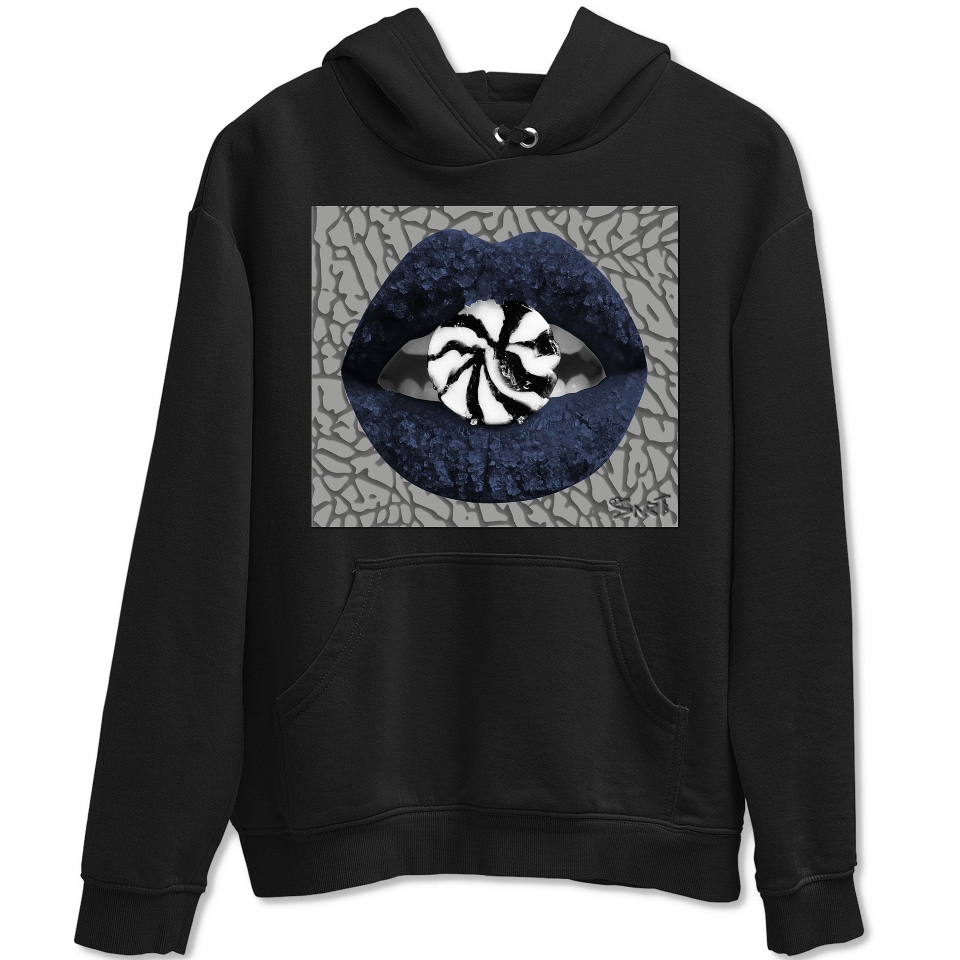 Jordan 3 Midnight Navy Sneaker Match Tees Lips Candy Sneaker Tees Jordan 3 Midnight Navy Sneaker Release Tees Unisex Shirts