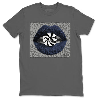 Jordan 3 Midnight Navy Sneaker Match Tees Lips Candy Sneaker Tees Jordan 3 Midnight Navy Sneaker Release Tees Unisex Shirts