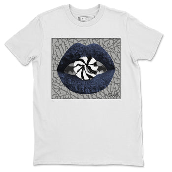 Jordan 3 Midnight Navy Sneaker Match Tees Lips Candy Sneaker Tees Jordan 3 Midnight Navy Sneaker Release Tees Unisex Shirts