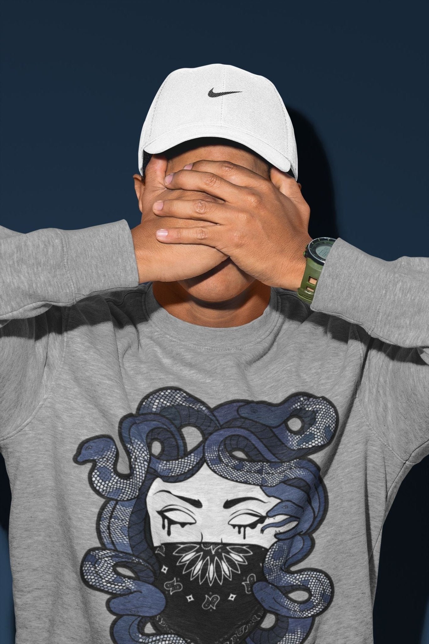 Jordan 3 Midnight Navy Sneaker Match Tees Medusa Sneaker Tees Jordan 3 Midnight Navy Sneaker Release Tees Unisex Shirts