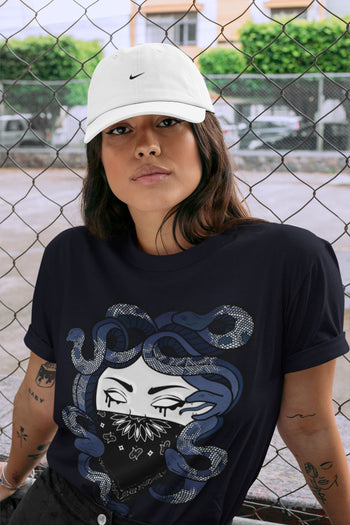 Jordan 3 Midnight Navy Sneaker Match Tees Medusa Sneaker Tees Jordan 3 Midnight Navy Sneaker Release Tees Unisex Shirts