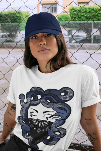 Jordan 3 Midnight Navy Sneaker Match Tees Medusa Sneaker Tees Jordan 3 Midnight Navy Sneaker Release Tees Unisex Shirts