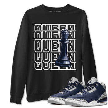 Jordan 3 Midnight Navy Sneaker Match Tees Queen Sneaker Tees Jordan 3 Midnight Navy Sneaker Release Tees Unisex Shirts