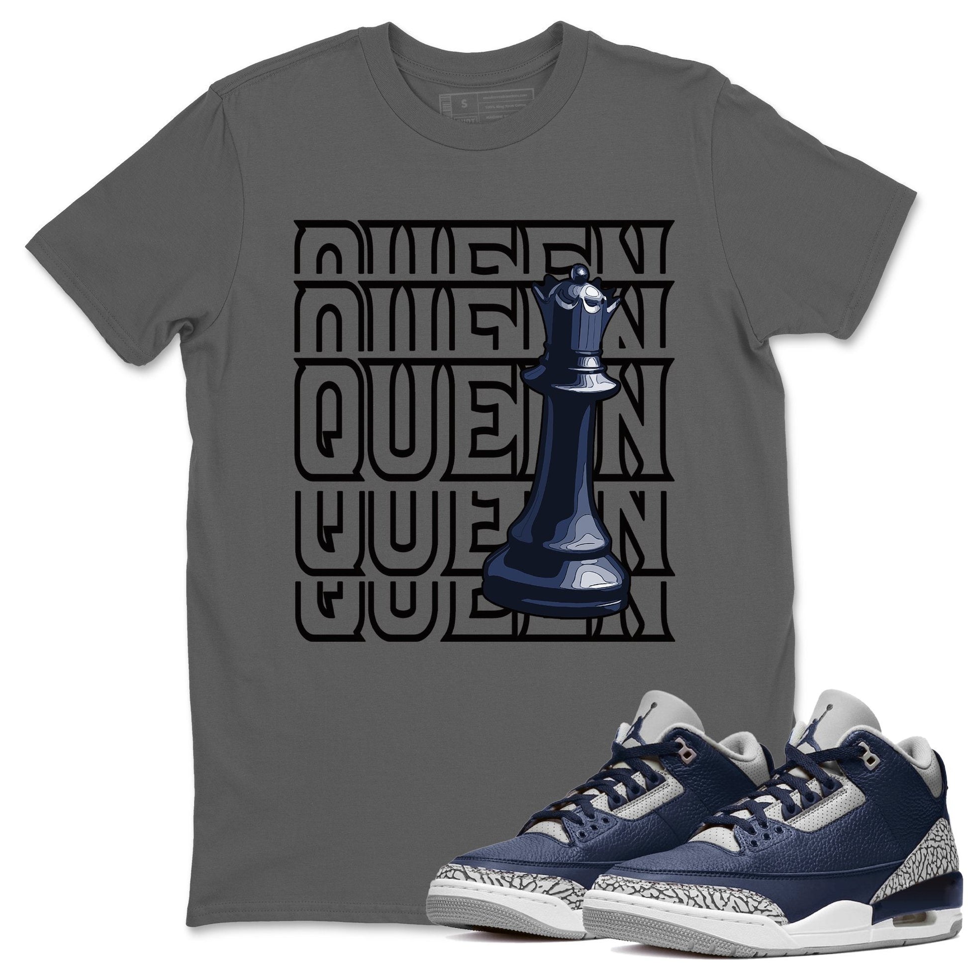 Jordan 3 Midnight Navy Sneaker Match Tees Queen Sneaker Tees Jordan 3 Midnight Navy Sneaker Release Tees Unisex Shirts