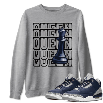 Jordan 3 Midnight Navy Sneaker Match Tees Queen Sneaker Tees Jordan 3 Midnight Navy Sneaker Release Tees Unisex Shirts