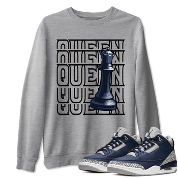 Jordan 3 Midnight Navy Sneaker Match Tees Queen Sneaker Tees Jordan 3 Midnight Navy Sneaker Release Tees Unisex Shirts