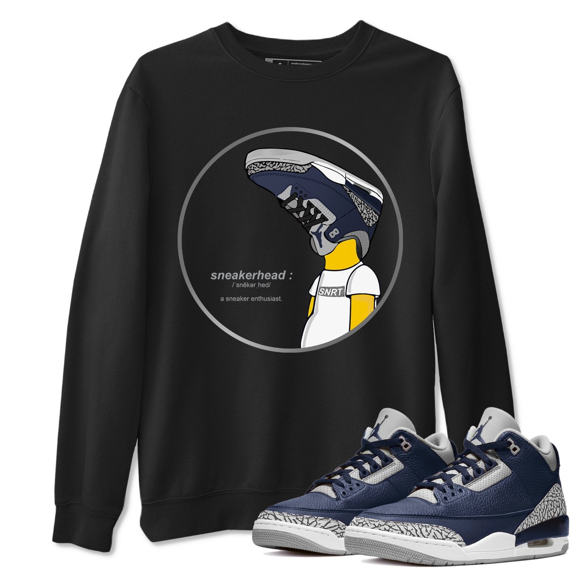 Jordan 3 Midnight Navy Sneaker Match Tees Sneakerhead Sneaker Tees Jordan 3 Midnight Navy Sneaker Release Tees Unisex Shirts
