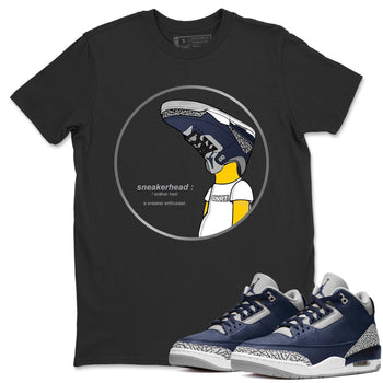 Jordan 3 Midnight Navy Sneaker Match Tees Sneakerhead Sneaker Tees Jordan 3 Midnight Navy Sneaker Release Tees Unisex Shirts
