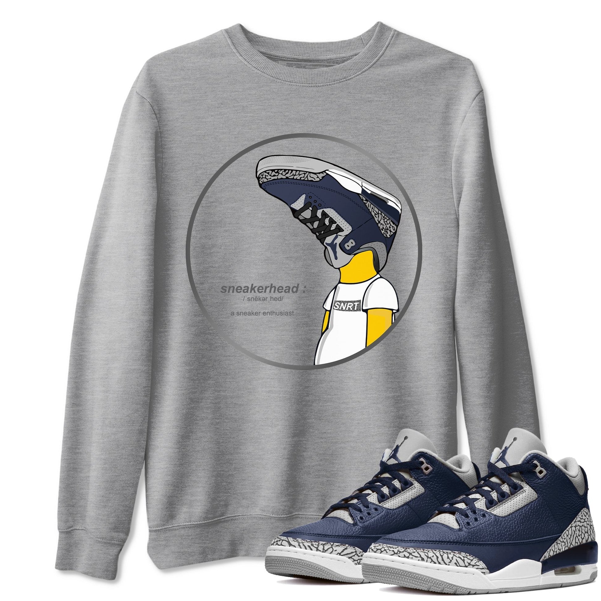 Jordan 3 Midnight Navy Sneaker Match Tees Sneakerhead Sneaker Tees Jordan 3 Midnight Navy Sneaker Release Tees Unisex Shirts