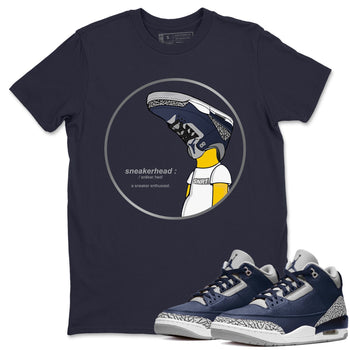 Jordan 3 Midnight Navy Sneaker Match Tees Sneakerhead Sneaker Tees Jordan 3 Midnight Navy Sneaker Release Tees Unisex Shirts