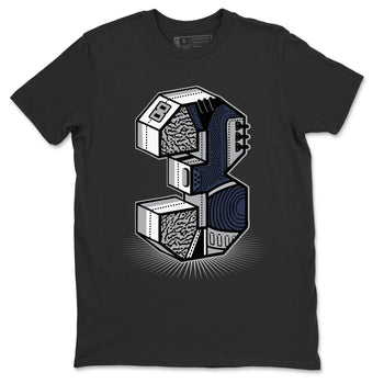Jordan 3 Midnight Navy Sneaker Match Tees Three Statue Sneaker Tees Jordan 3 Midnight Navy Sneaker Release Tees Unisex Shirts