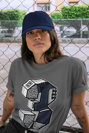 Jordan 3 Midnight Navy Sneaker Match Tees Three Statue Sneaker Tees Jordan 3 Midnight Navy Sneaker Release Tees Unisex Shirts