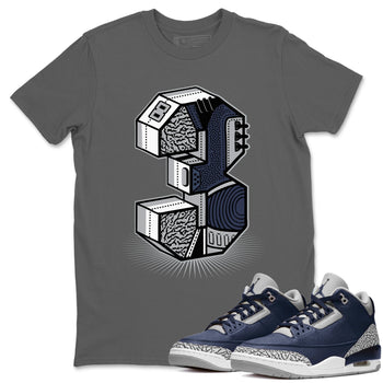 Jordan 3 Midnight Navy Sneaker Match Tees Three Statue Sneaker Tees Jordan 3 Midnight Navy Sneaker Release Tees Unisex Shirts