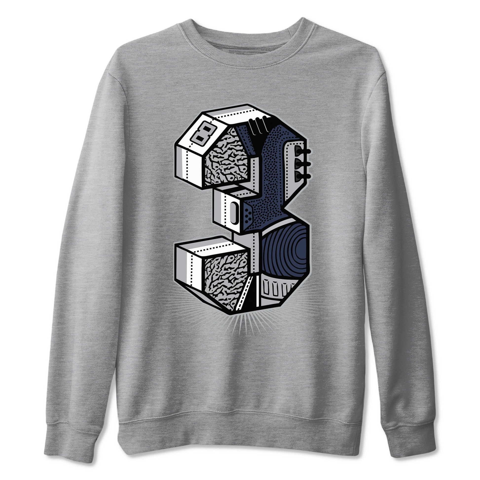 Jordan 3 Midnight Navy Sneaker Match Tees Three Statue Sneaker Tees Jordan 3 Midnight Navy Sneaker Release Tees Unisex Shirts