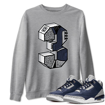 Jordan 3 Midnight Navy Sneaker Match Tees Three Statue Sneaker Tees Jordan 3 Midnight Navy Sneaker Release Tees Unisex Shirts