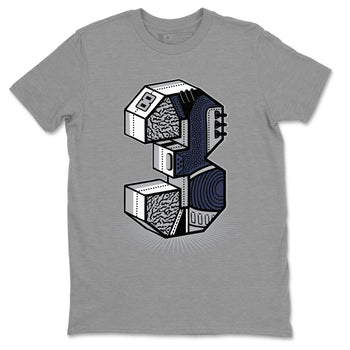 Jordan 3 Midnight Navy Sneaker Match Tees Three Statue Sneaker Tees Jordan 3 Midnight Navy Sneaker Release Tees Unisex Shirts