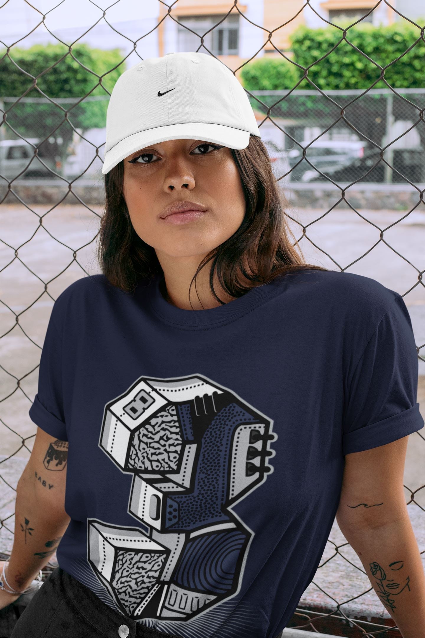 Jordan 3 Midnight Navy Sneaker Match Tees Three Statue Sneaker Tees Jordan 3 Midnight Navy Sneaker Release Tees Unisex Shirts