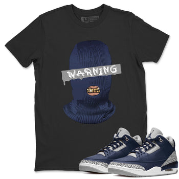 Jordan 3 Midnight Navy Sneaker Match Tees Warning Sneaker Tees Jordan 3 Midnight Navy Sneaker Release Tees Unisex Shirts