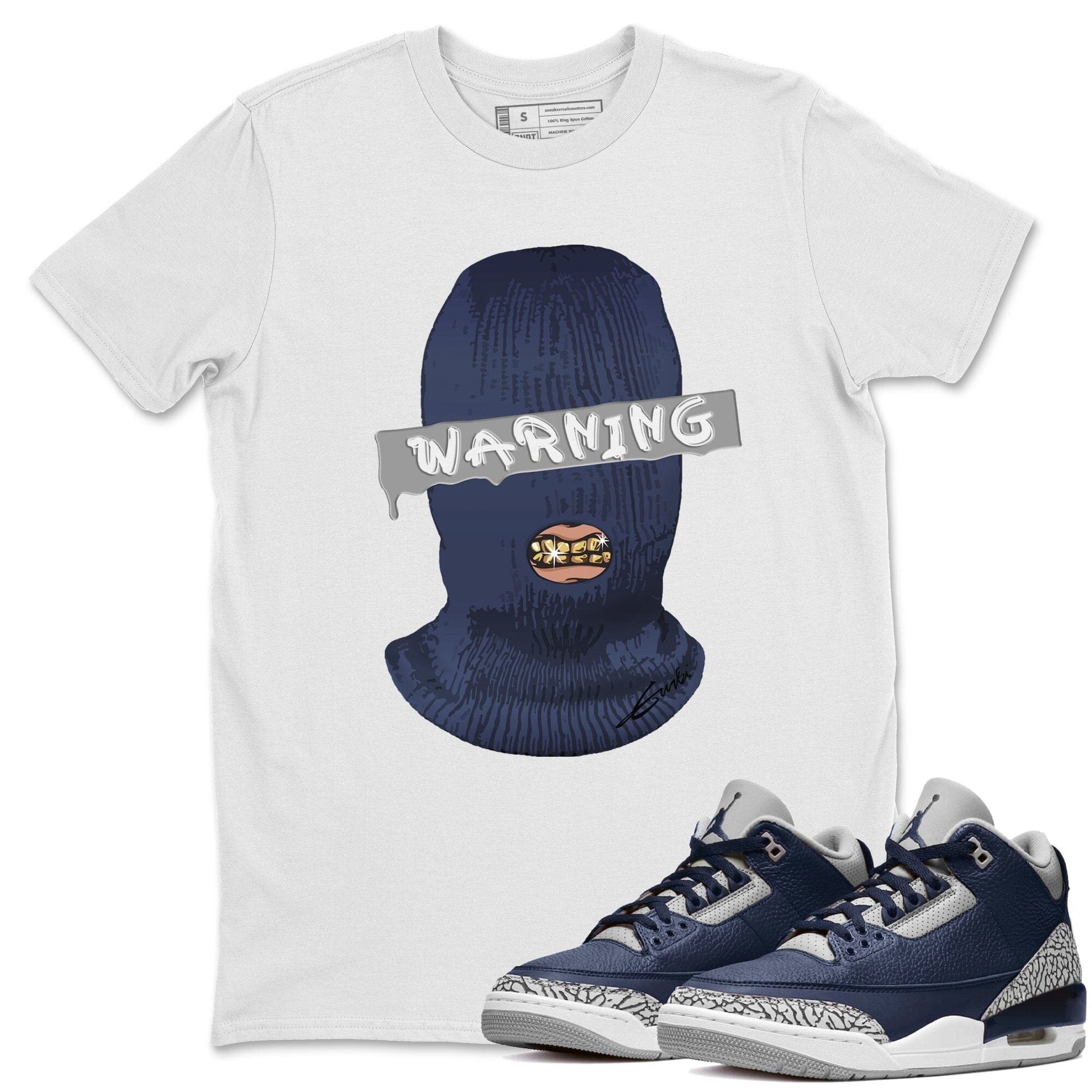 Jordan 3 Midnight Navy Sneaker Match Tees Warning Sneaker Tees Jordan 3 Midnight Navy Sneaker Release Tees Unisex Shirts