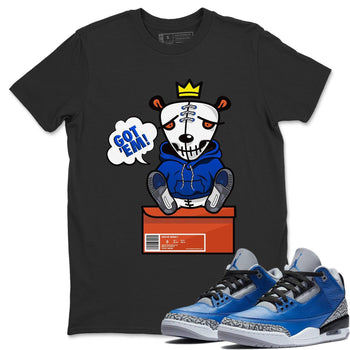 Jordan 3 Varsity Royal Sneaker Match Tees Got Em Sneaker Tees Jordan 3 Varsity Royal Sneaker Release Tees Unisex Shirts
