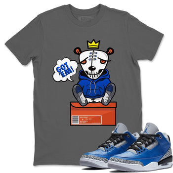 Jordan 3 Varsity Royal Sneaker Match Tees Got Em Sneaker Tees Jordan 3 Varsity Royal Sneaker Release Tees Unisex Shirts