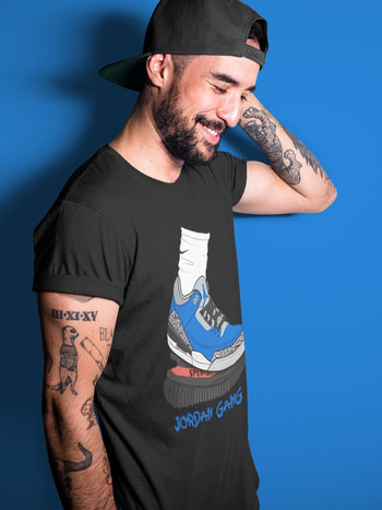 Jordan 3 Varsity Royal Sneaker Match Tees Jordan Gang Sneaker Tees Jordan 3 Varsity Royal Sneaker Release Tees Unisex Shirts
