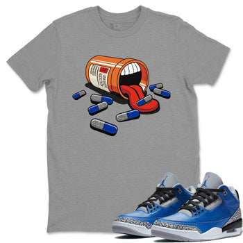 Jordan 3 Varsity Royal Sneaker Match Tees Sneaker Addiction Sneaker Tees Jordan 3 Varsity Royal Sneaker Release Tees Unisex Shirts