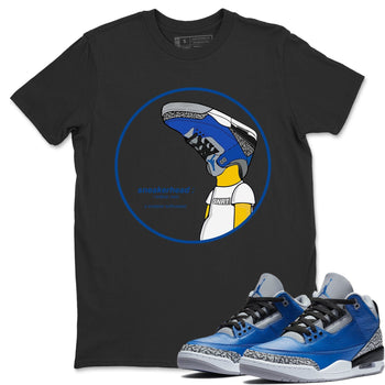 Jordan 3 Varsity Royal Sneaker Match Tees Sneakerhead Sneaker Tees Jordan 3 Varsity Royal Sneaker Release Tees Unisex Shirts