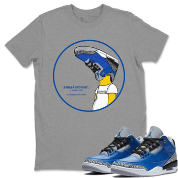 Jordan 3 Varsity Royal Sneaker Match Tees Sneakerhead Sneaker Tees Jordan 3 Varsity Royal Sneaker Release Tees Unisex Shirts