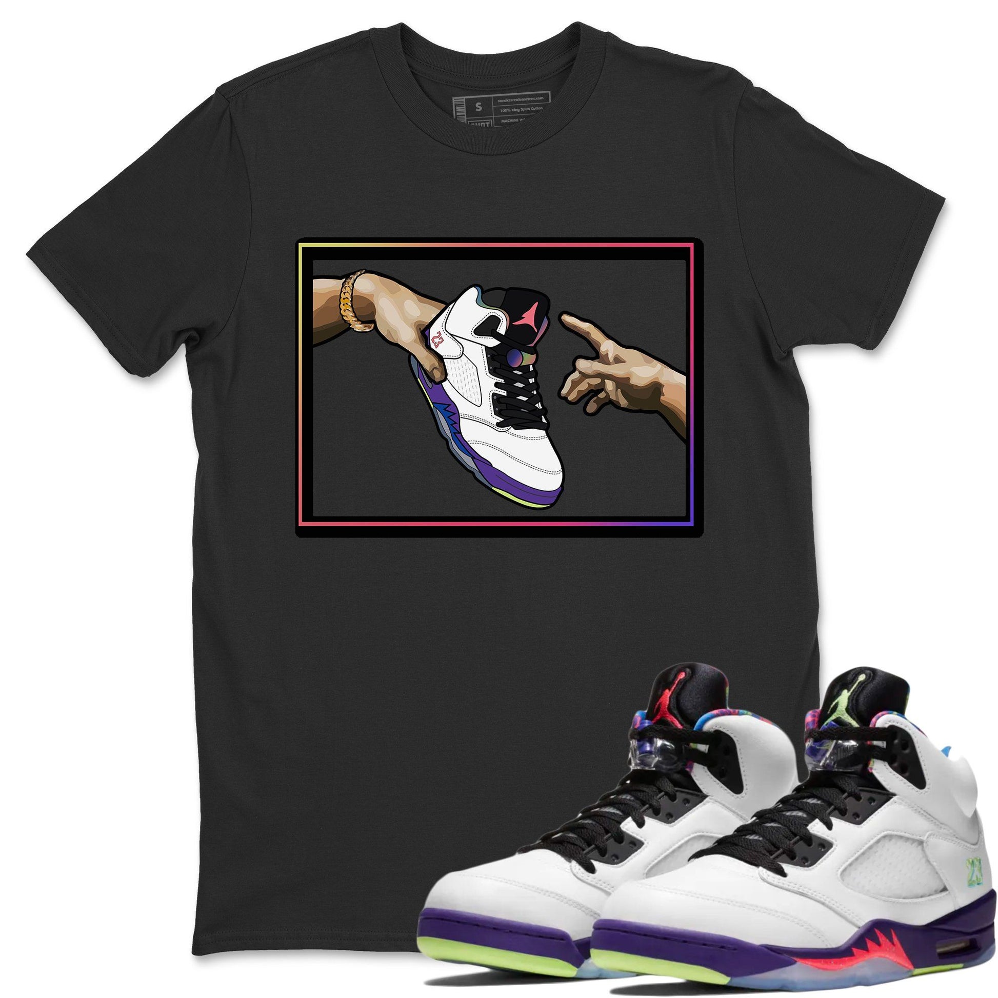 Jordan 5 Ghost Green Sneaker Match Tees Adam's Creation Sneaker Tees Jordan 5 Ghost Green Sneaker Release Tees Unisex Shirts