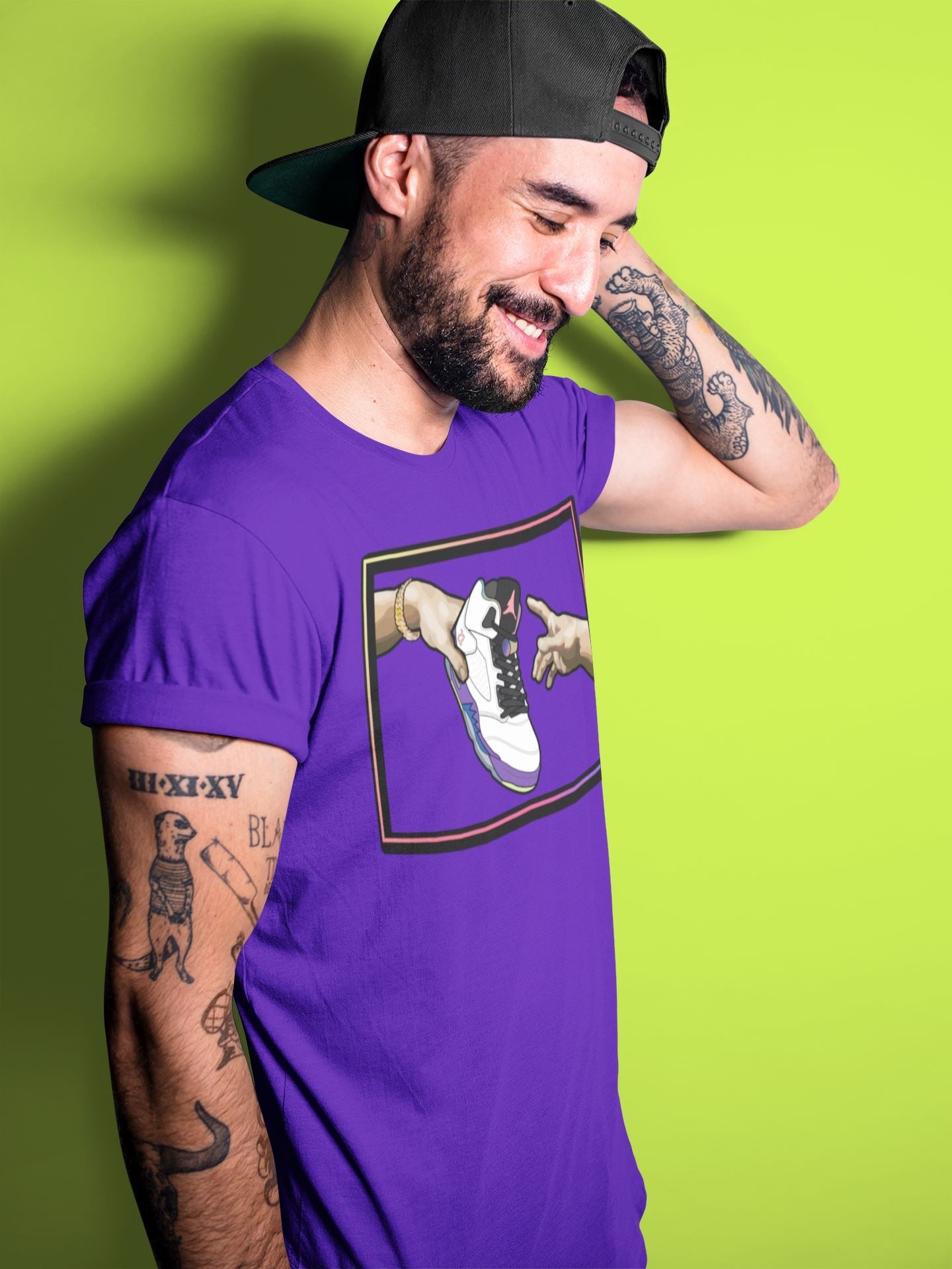 Jordan 5 Ghost Green Sneaker Match Tees Adam's Creation Sneaker Tees Jordan 5 Ghost Green Sneaker Release Tees Unisex Shirts