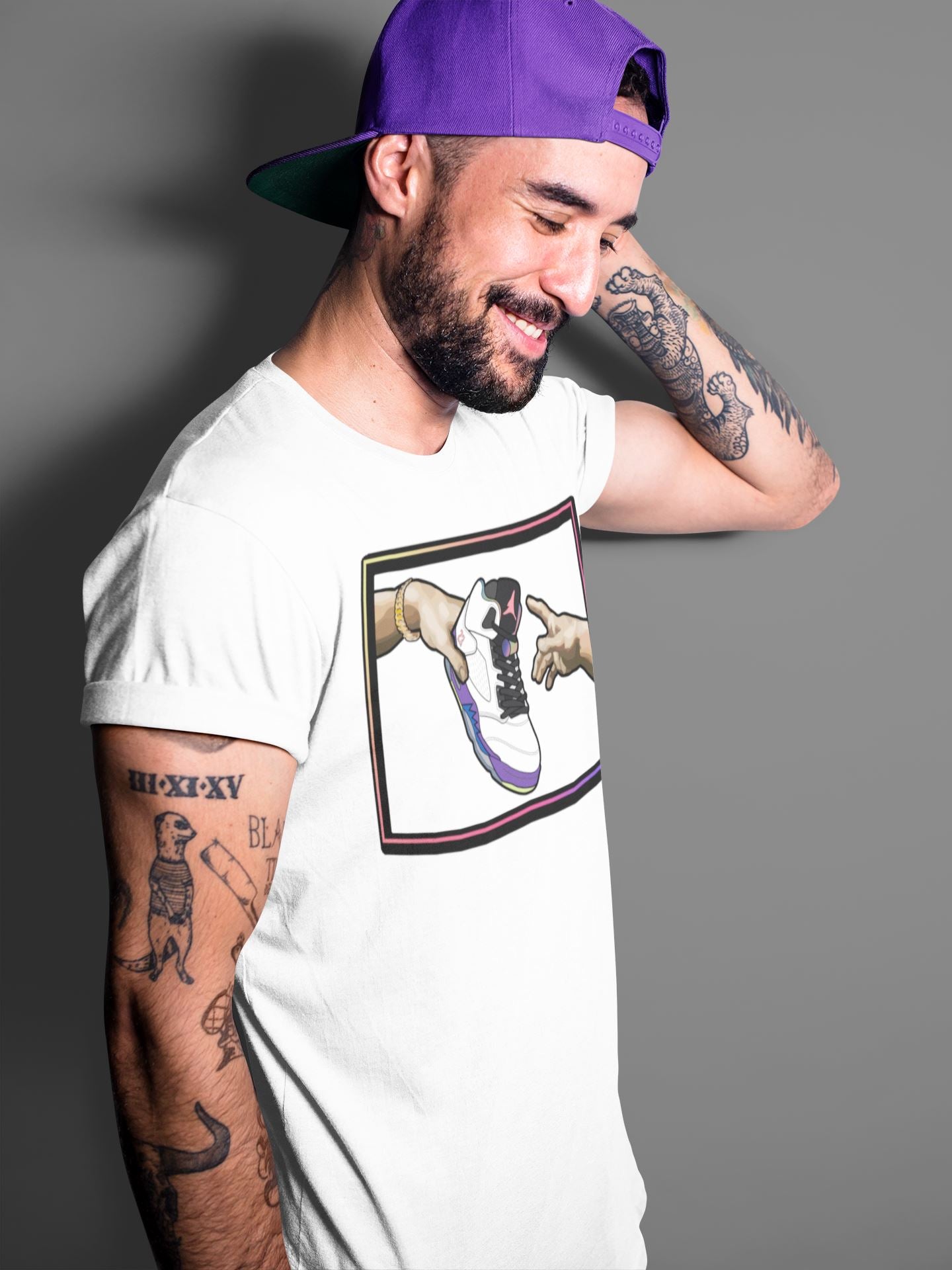 Jordan 5 Ghost Green Sneaker Match Tees Adam's Creation Sneaker Tees Jordan 5 Ghost Green Sneaker Release Tees Unisex Shirts