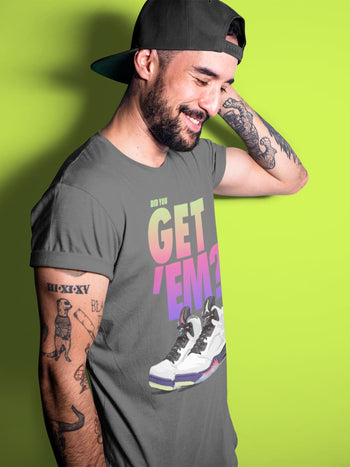 Jordan 5 Retro Ghost Green Sneaker Match Tees Did You Get Em SNRT Sneaker Tees Jordan 5 Retro Ghost Green SNRT Sneaker Release Tees Unisex Shirts